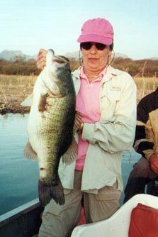 woman fishing Fat