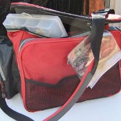 Tackle Bag with Bait and Lure Storage Boxes