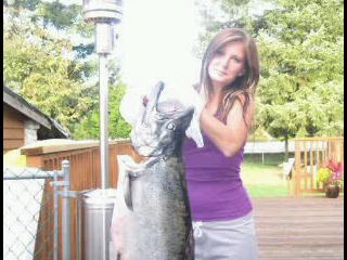 Fraser River 42 Pound King Salmon