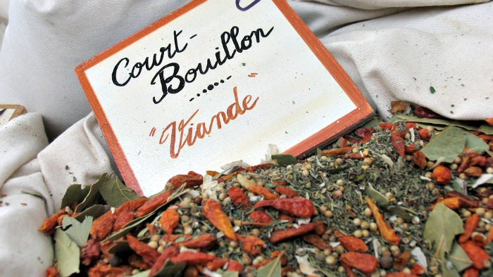 dry ingredients for fish broth