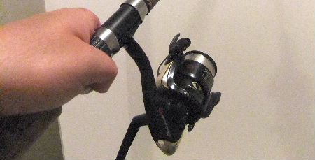 Spool the line onto the reel no more than 1/8 of inch of the spool's lip. Spooling the fishing line onto the reel
