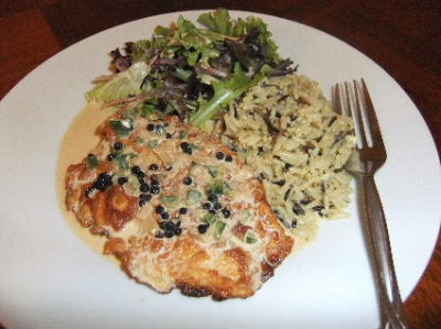 Pan Fried Tilapia Fillet with Firecracker Sauce