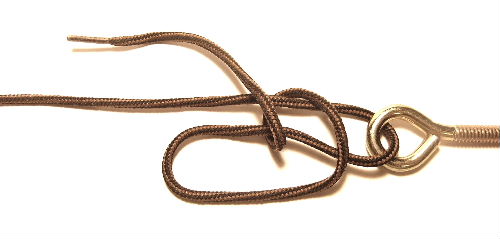 Wrapping the Fishing Line For the Tying the Knot