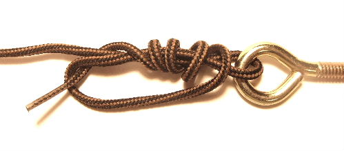 The Uni getting all Wrapped up Fishing Knot