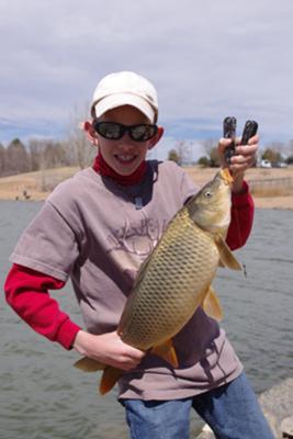 9 Pound Carp Caught At Quail Lake