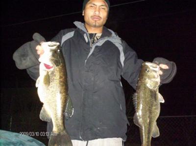 Got the hands full of black bass