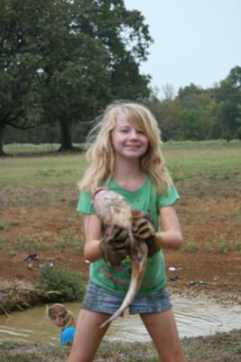 Hand Caught Catfish In The Pond