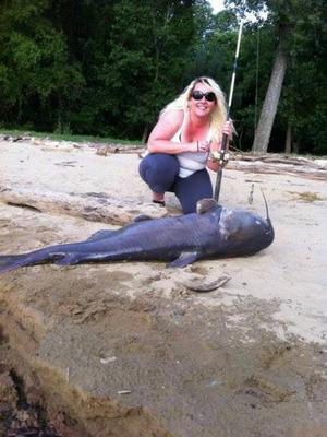 61 lb, 4 oz Blue Catfish