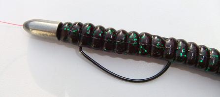 texas rig, weedless style freshwater fishing lure