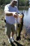 Big Largemouth Bass Caught From The Bank