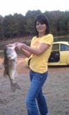 Largemouth Bass caught out of my backyard pond