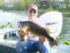 Largemouth Bass Caught at Pine Lake in Laporte, Indiana