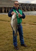 CB Striped Bass Fishing From The Rocks